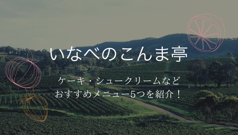 いなべのこんま亭ケーキ シュークリームなどおすすめメニュー5つを紹介 ちょっちblog